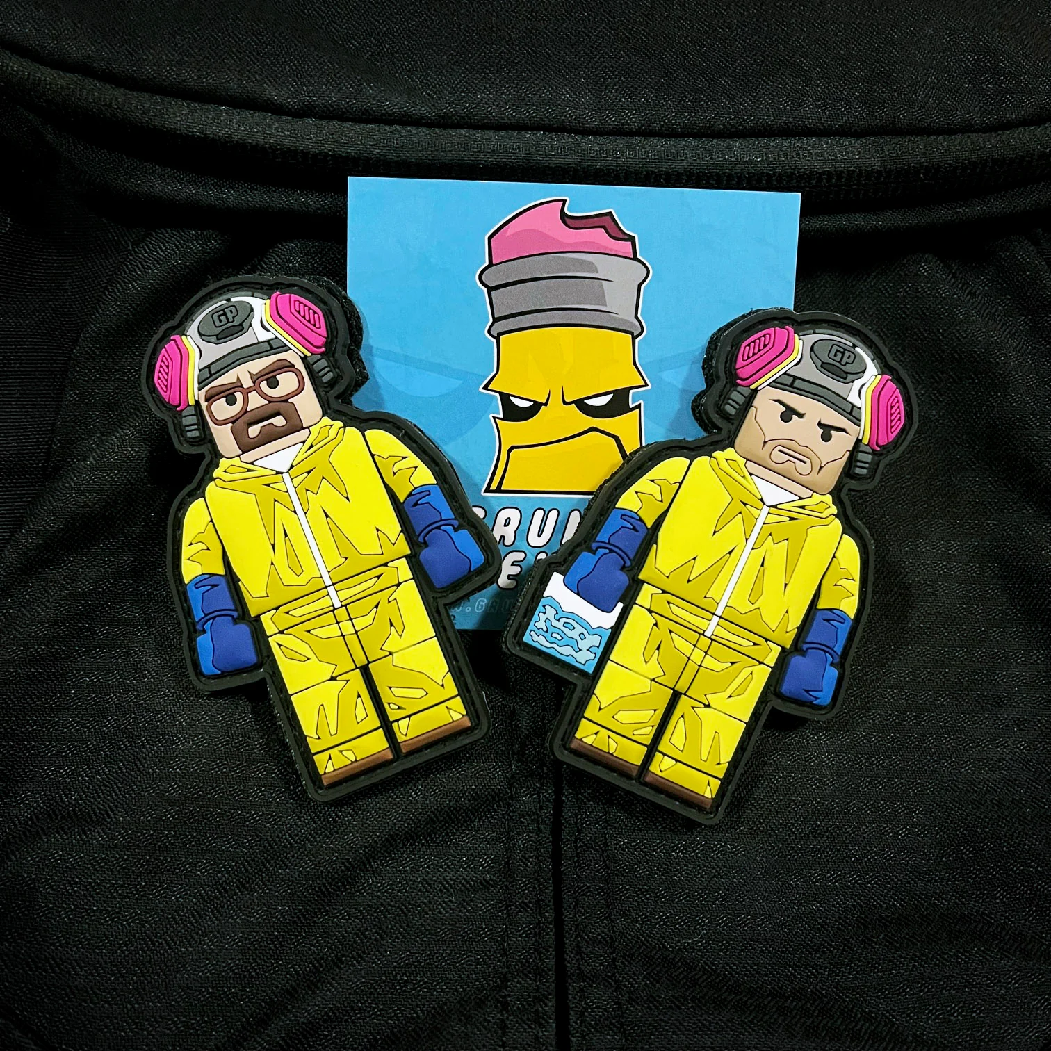 Walt & Jesse Brick Fig PVC Patch Set - Image 2