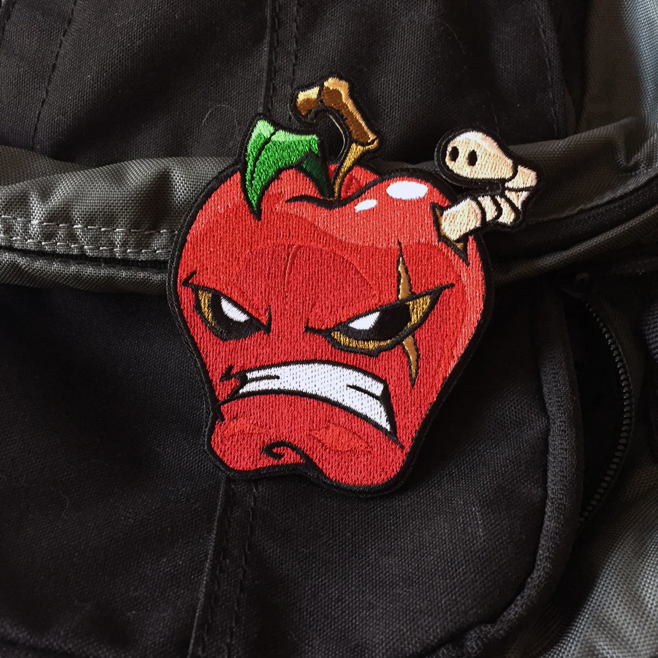 The Bad Apple Embroidery Patch - Image 3