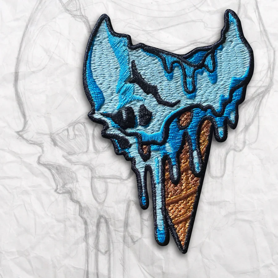 Death Cone, "Glo-Cone" Embroidery Patch - Image 3