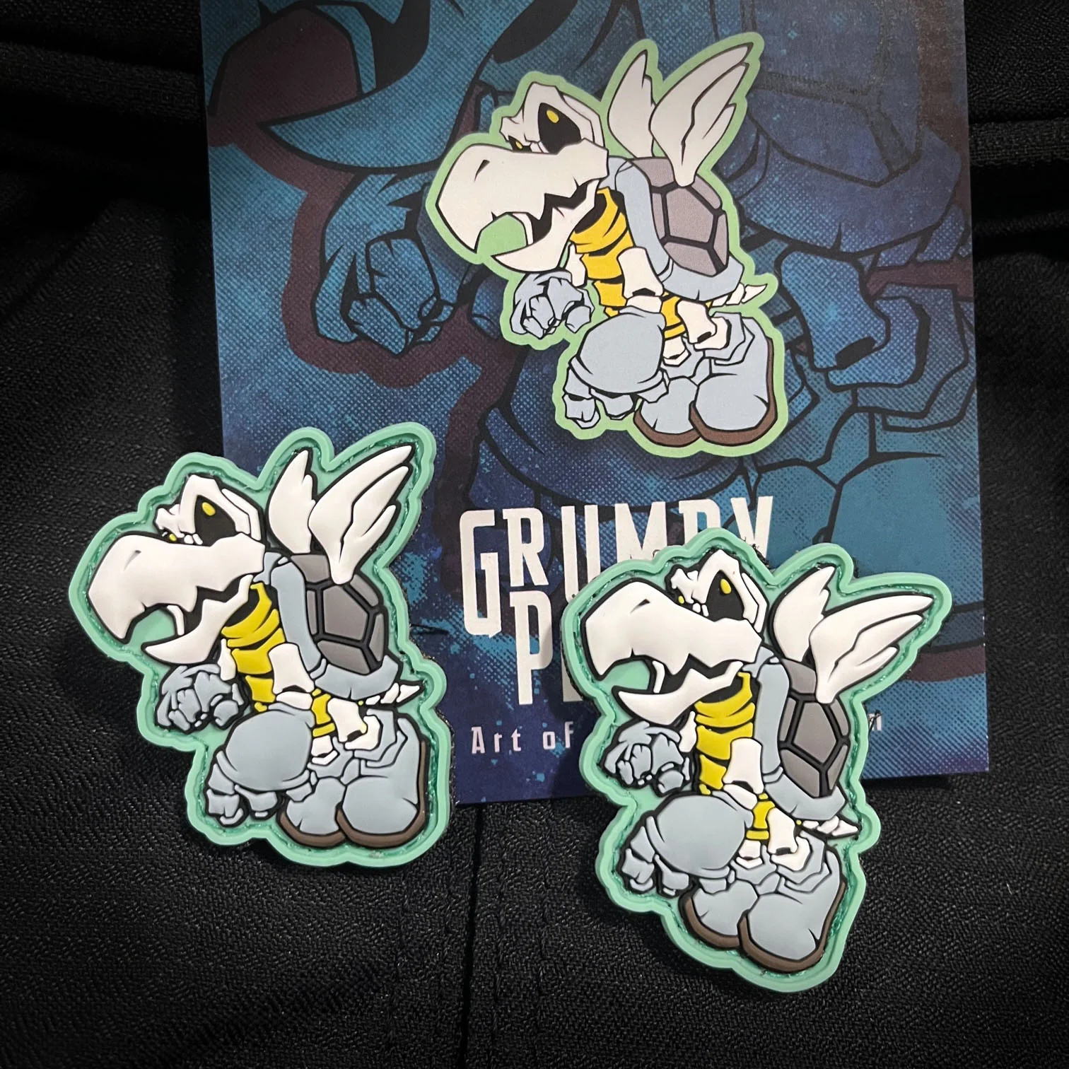 Grumpy Bones, PVC Patch set - Image 2