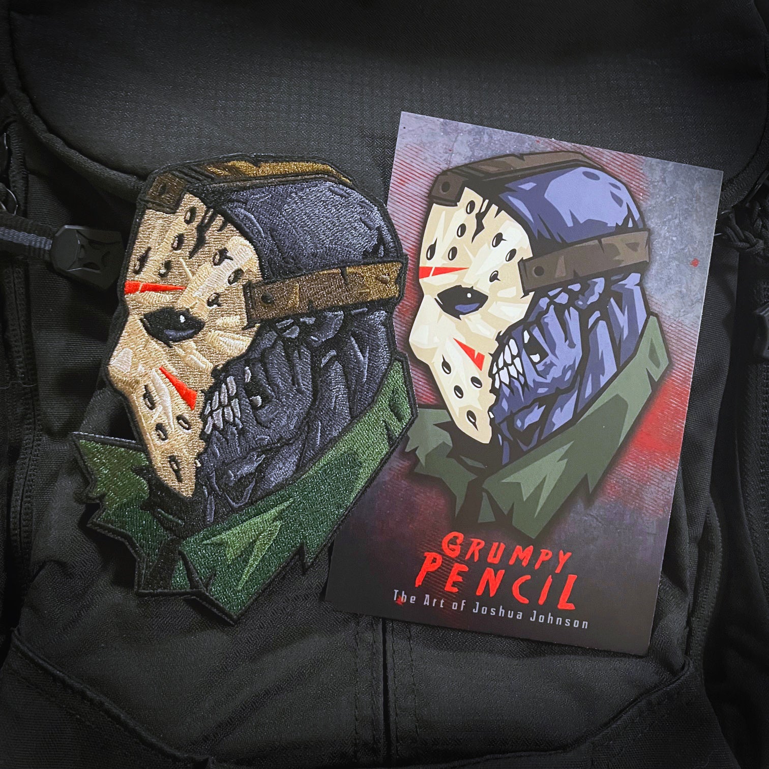 Grumpy Friday the 13th Embroidery Patch - Image 3