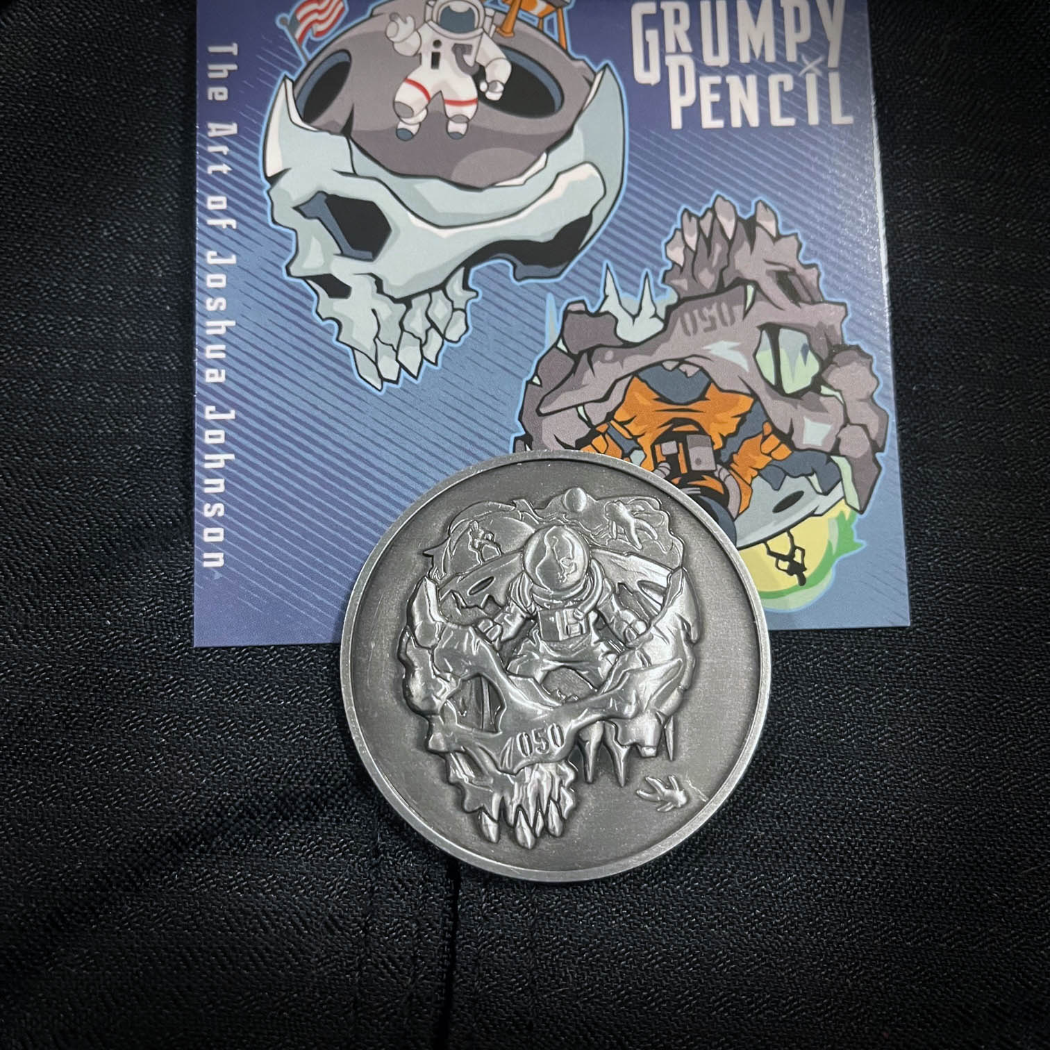 Grumpy Minds Eye 50th EDC coin - Image 3