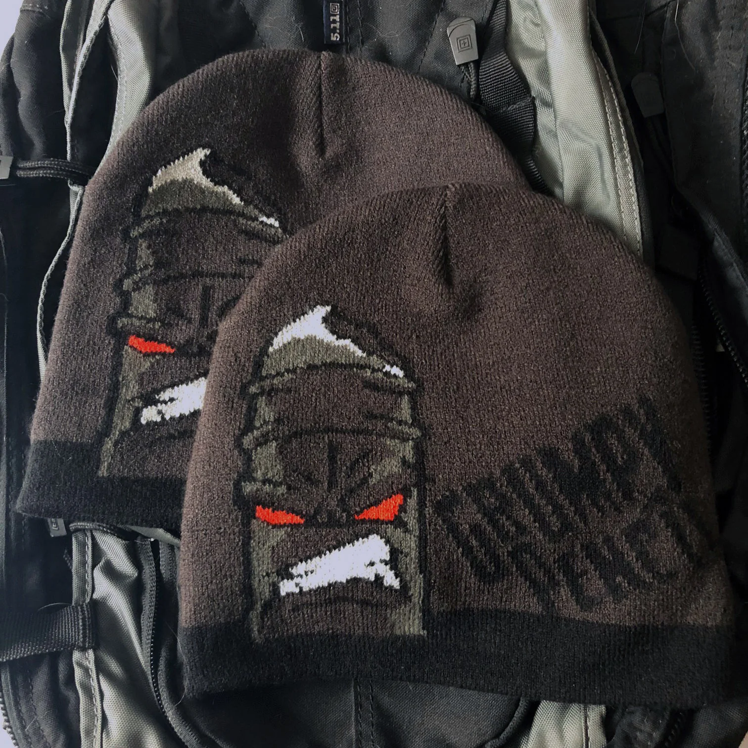 ON SALE! Grumpy Pencil Blackout Beanie - Image 3
