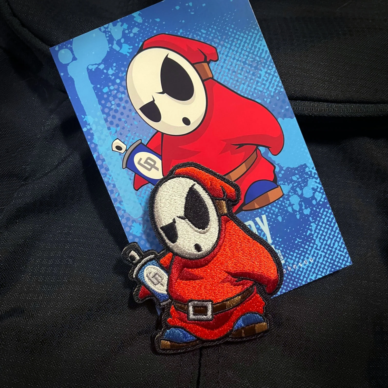 Grumpy Sly Guy Embroidery Patch - Image 2