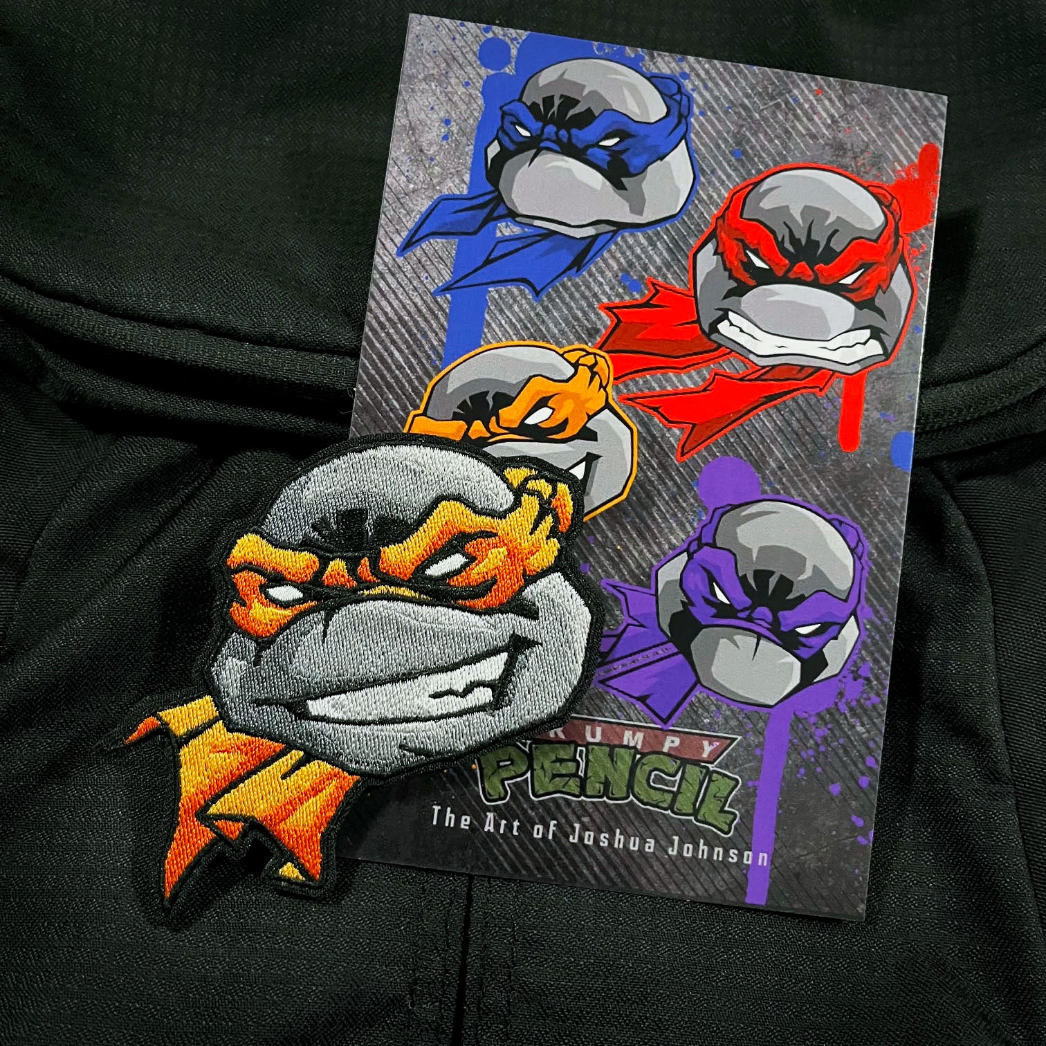Grumpy Turtles v2 Embroidery Patch 2025 - Image 3
