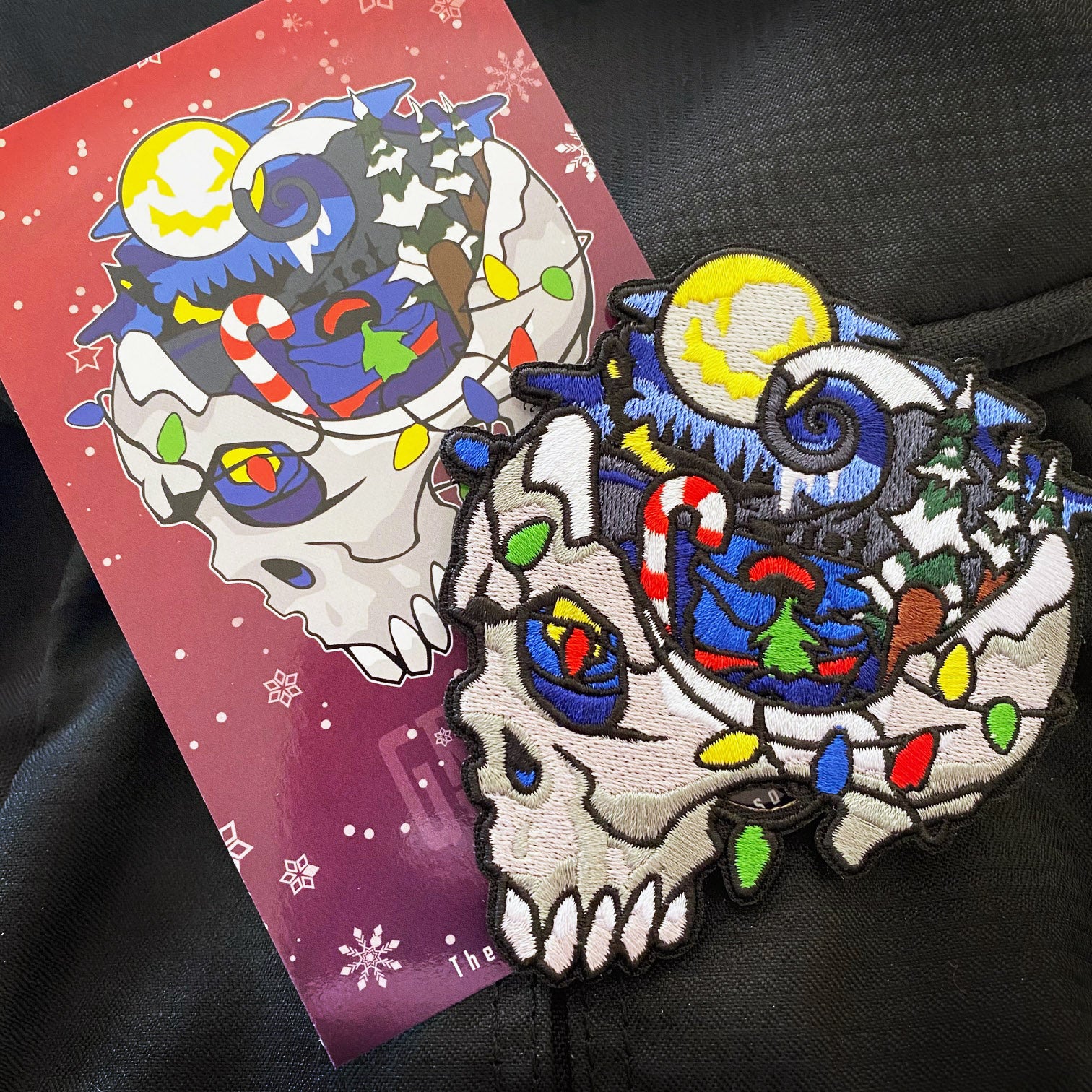 Minds Eye, Christmas Embroidery Patch - Image 2