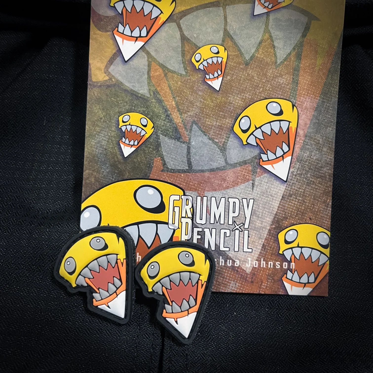 Evil Candy Corn, PVC Patch set - Image 2