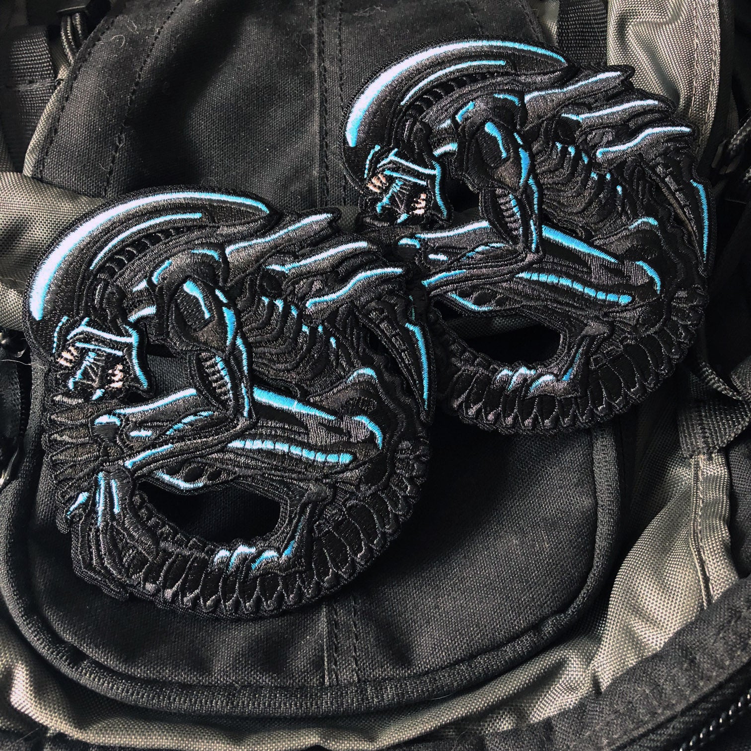 Electric Xeno Embroidery Patch - Image 3