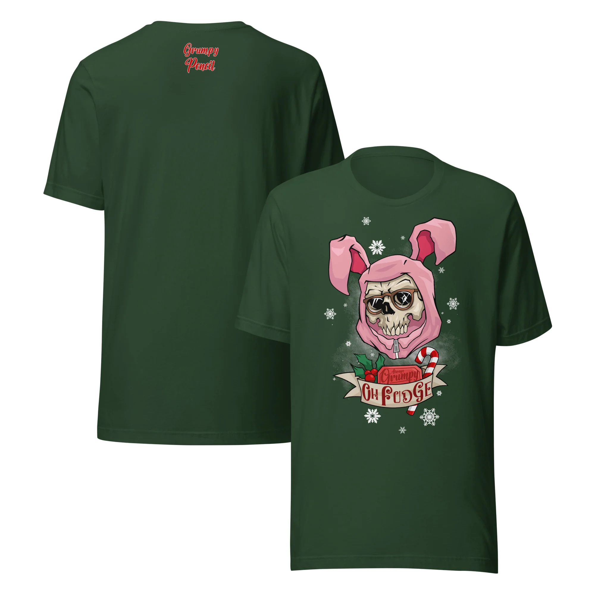 Oh Fudge Christmas T-Shirt - Image 7