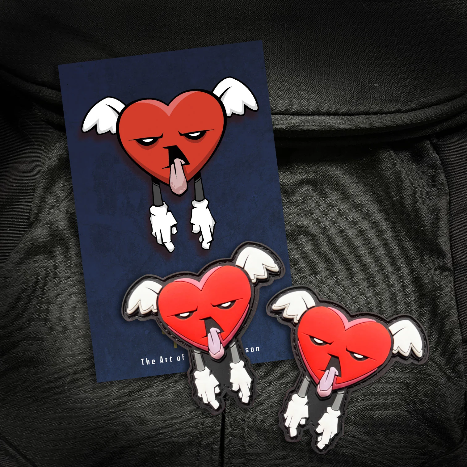 Sad Hearts Pvc Patch set - Image 2