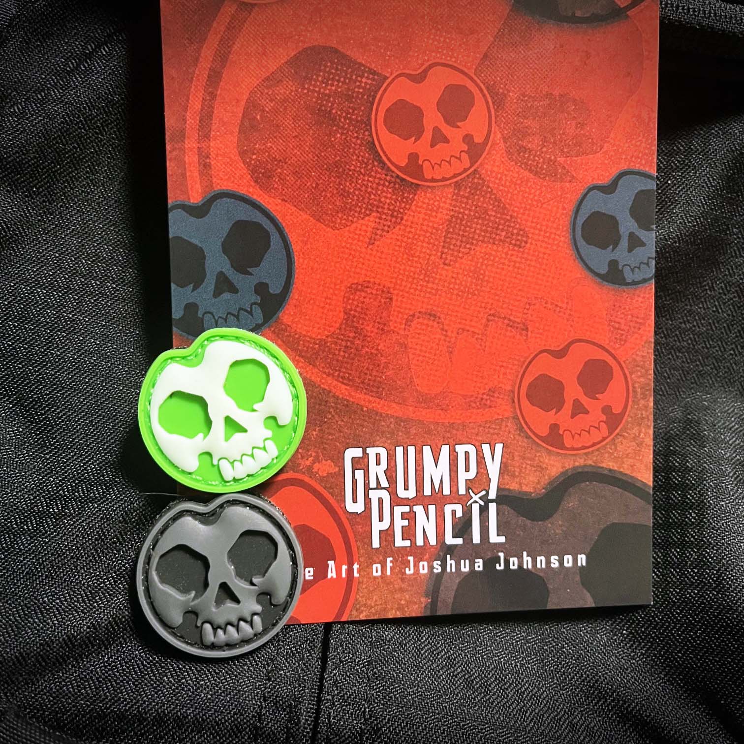 Skull Cherries, PVC Patch set - Image 2