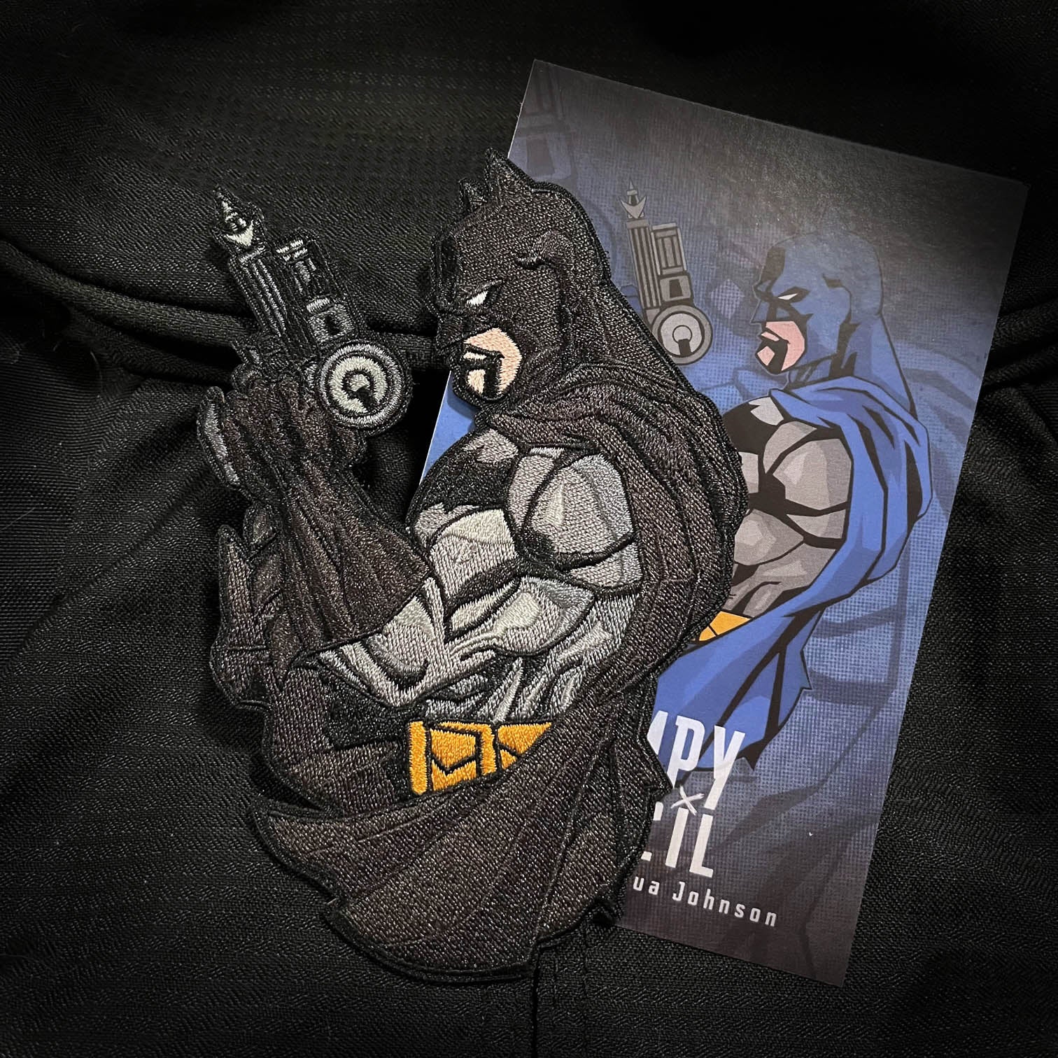 The Dark Night Embroidery Patch - Image 2