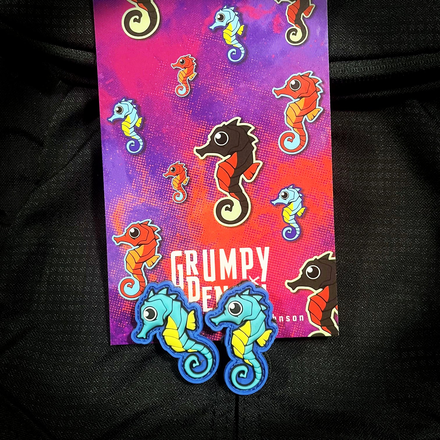 Tiny Seahorse, V3 PVC Patch set - Image 2