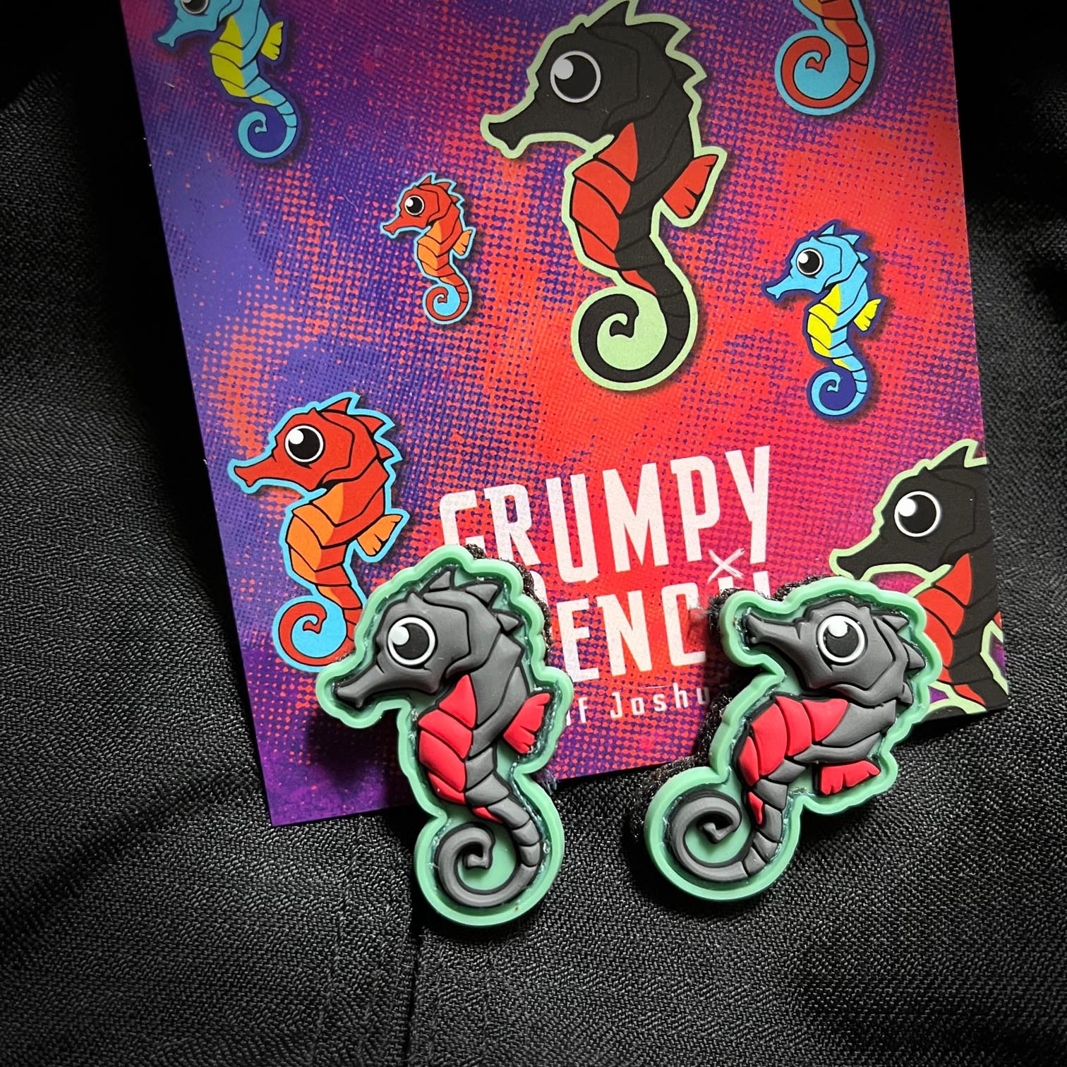 Tiny Seahorse, V2 PVC Patch set - Image 2