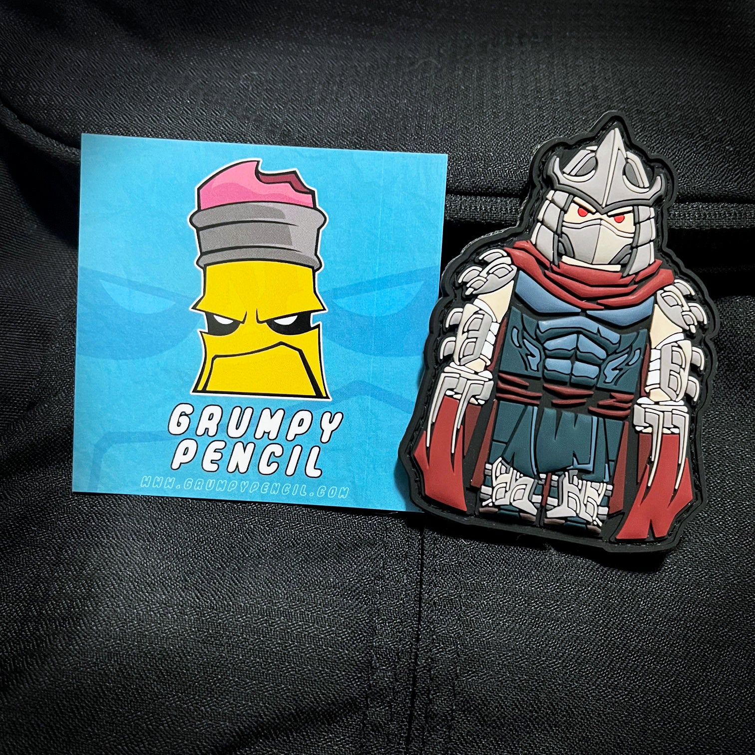 Shred Head Brick Fig Pvc Patch - Image 3